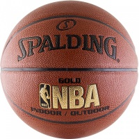 мяч баскетбольный spalding nba gold sz7