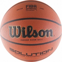 мяч баскетбольный wilson solution b0616x